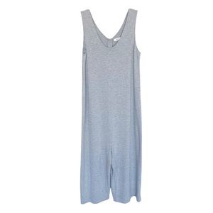 Storq Maternity Jumpsuit Gray Wide Leg